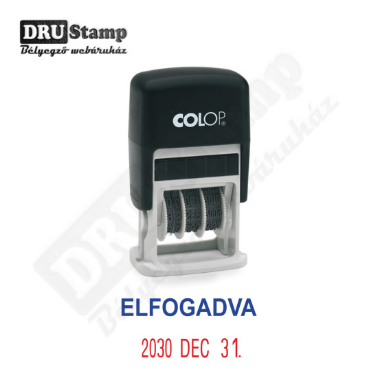 ELFOGADVA dátum bélyegző