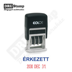 ÉRKEZETT dátum bélyegző