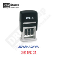 JÓVÁHAGYVA dátum bélyegző