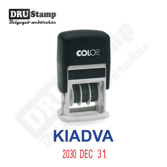KIADVA dátum bélyegző