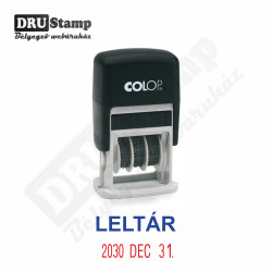 LELTÁR dátum bélyegző