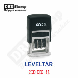 LEVÉLTÁR dátum bélyegző