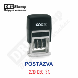 POSTÁZVA dátum bélyegző
