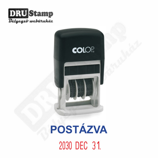 POSTÁZVA dátum bélyegző