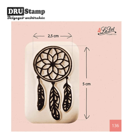 LaDot tetoválókő - Közepes méret "M" (kb 2,5x5cm)