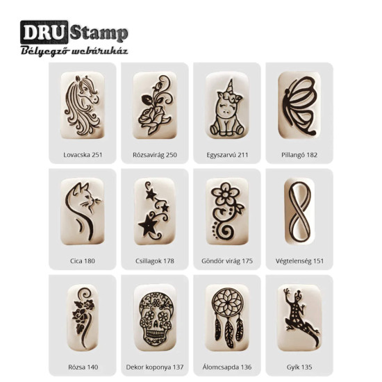 LaDot tetoválókő - Közepes méret "M" (kb 2,5x5cm)