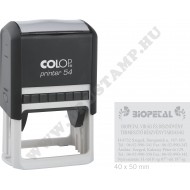 COLOP Printer 54 MAGAS bélyegző egyedi lenyomattal (40x50 mm)