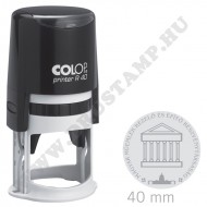 COLOP Printer R40 körbélyegző egyedi lenyomattal (Ø40 mm)