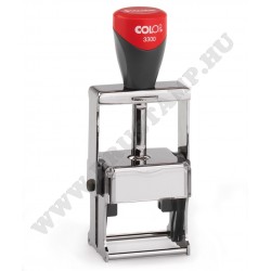 COLOP Expert 3300 fémbélyegző egyedi lenyomattal (30x45 mm)