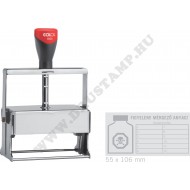 COLOP Expert 3900 fémbélyegző egyedi lenyomattal (max 55x106mm)