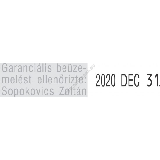 COLOP Printer S120/P mini dátumbélyegző egyedi lenyomattal