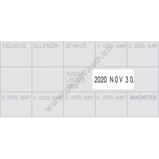 COLOP Printer 60 dátumbélyegző szöveggel J (jobbos)