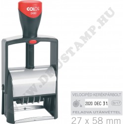 COLOP Classic 2460 dátumbélyegző egyedi lenyomattal