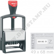 COLOP Classic 2860 dátumbélyegző egyedi lenyomattal