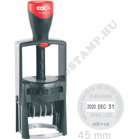 COLOP Classic R2045 Dátum bélyegző egyedi lenyomattal COLOP Classic R2045 Dátum bélyegző egyedi lenyomattal