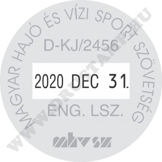 COLOP Classic R2045 Dátum bélyegző egyedi lenyomattal COLOP Classic R2045 Dátum bélyegző egyedi lenyomattal