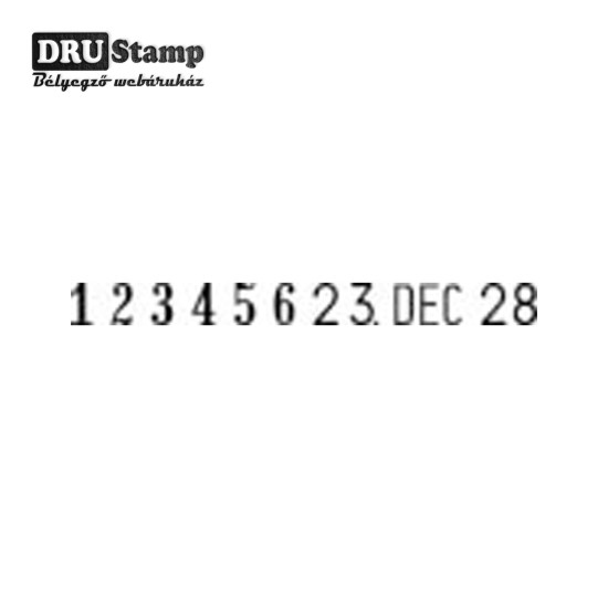 Reiner ND6K sorszámozó és dátumbélyegző bélyegző