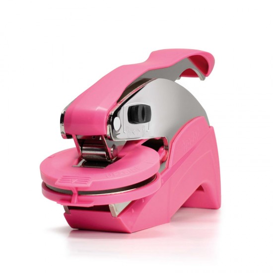 Trodat Ideal Seal PINK dombornyomó / szárazbélyegző - Ø41 mm kör átmérőjű 