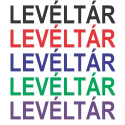 LEVÉLTÁR bélyegző