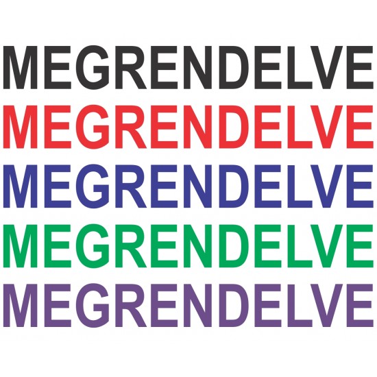 MEGRENDELVE feliratú bélyegző MEGRENDELVE feliratú bélyegző