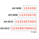 Traxx AN6606 sorszámozó bélyegző