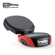 Trodat Micro Printy 9342 zsebbélyegző egyedi lenyomattal (Ø42 mm kör)